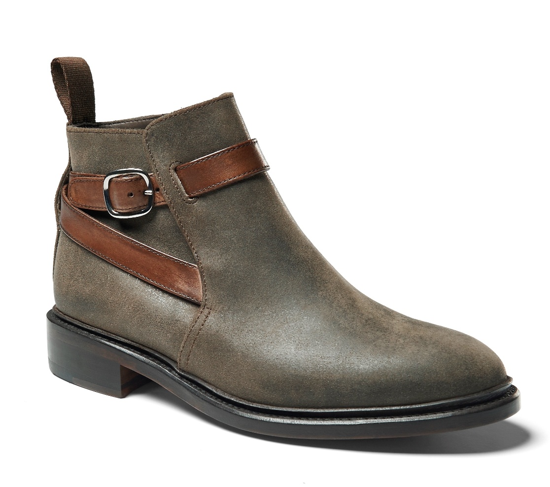 Botas Jodhpur - Amelia Camurça Oil 101 - Anil 100 304 Botas Jodhpur - Amelia Camurça Oil 101 - Anil 100 304